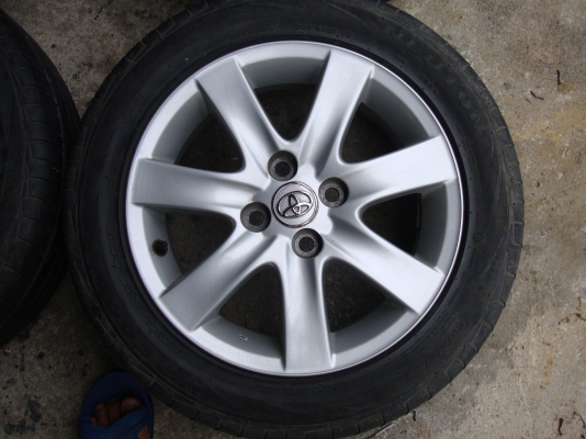 ขายล้อเเม็ก Toyota Vios พร้อมยาง 195/55 R 15