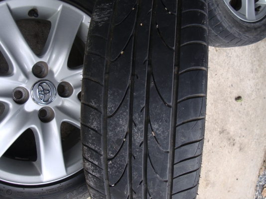 ขายล้อเเม็ก Toyota Vios พร้อมยาง 195/55 R 15