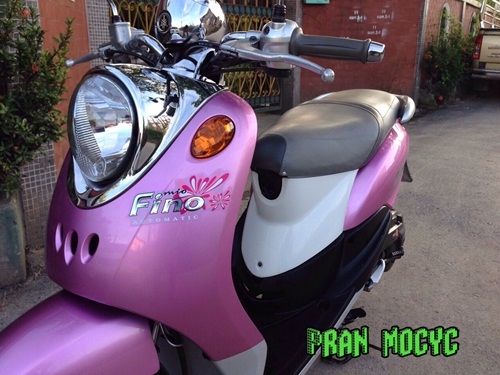 ขายyamaha fino สีชมพูขาว ปี2555 ขายyamaha fino สีชมพูขาว ปี2555