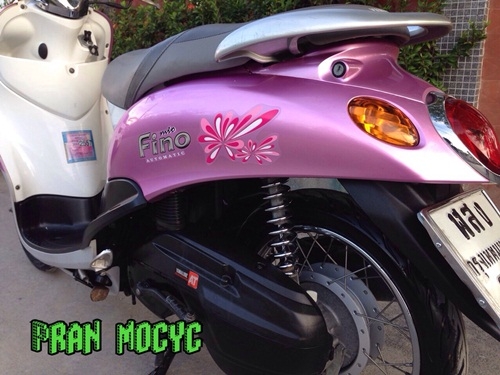 ขายyamaha fino สีชมพูขาว ปี2555 ขายyamaha fino สีชมพูขาว ปี2555