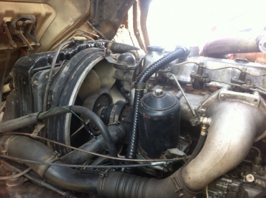 ขายรถบรรทุกสิบล้อดั๊มพ์ Mitsubishi euro 1 เครื่อง 6D16 turbo inter กระบะสามมิตร ปี 2545