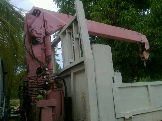 ขายรถติดเครนHINO 195 แรง ติดเครนTADANO 3ตัน