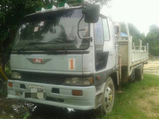 ขายรถติดเครนHINO 195 แรง ติดเครนTADANO 3ตัน