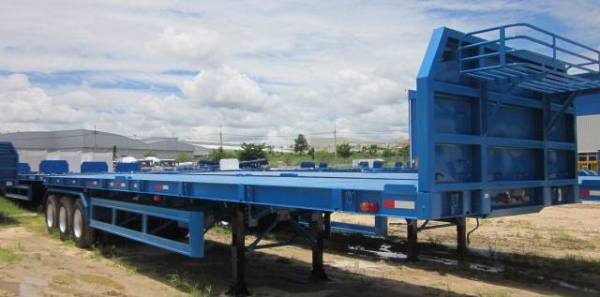 ขายรถเทเลอร์ พื้นเรียบ 3 เพลา CIMC ต่อใหม่รับรถทันที พร้อมจัดไฟแนนซ์