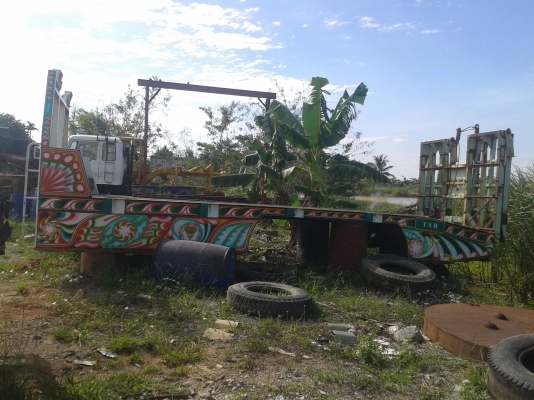 ขายด่วนแพเทเลอร์บรรทุกรถเกี่ยวข้าว มีบันไดไฮโดริกครบชุดพร้อมใช้