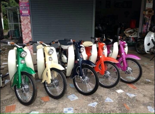 c100 โครงเเท้ ลงเครื่องดรีม สตราท์มือ มีเล่มทะเบียนพร้อมโอน รถสวยจริงๆ