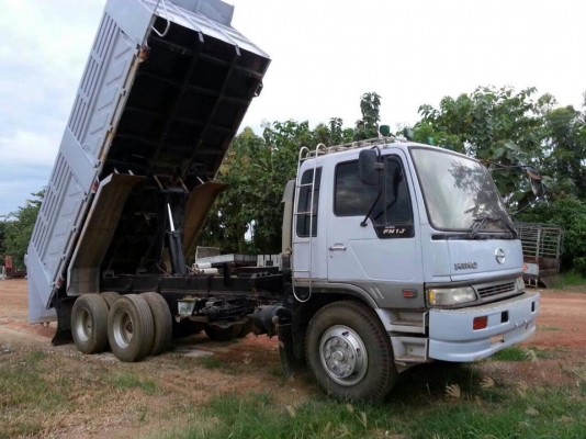 เจ้าของขายด่วนรถสิบล้อ  Hino FM 1 J 210 ดั้มสามมิตร ปี45 เอกสารพร้อมโอน