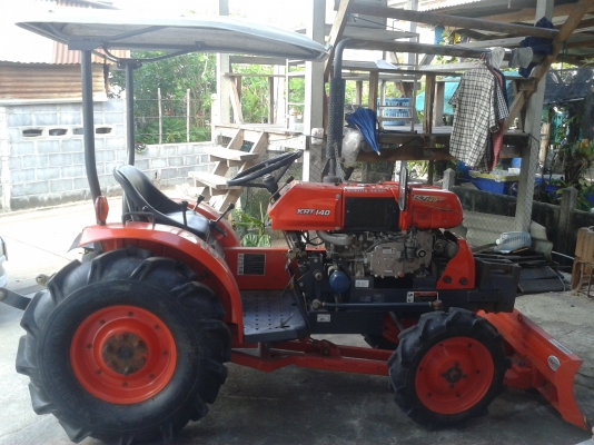 ขายรถไถ RT140 ได้อุปกรณ์ดันหน้า+ผานหลัง+ล้อเหล็ก