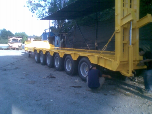 รถโรเบท6เพลาใหม่สั่งสร้างได้เลยครับบรรทุก60ตัน-80ตันกว้าง3.20เมตร