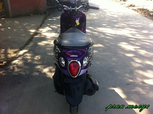 ขายyamaha finoสีม่วงดำ ปี2556
