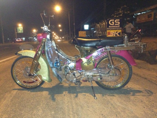 ขาย HONDA C100 ชุบทองหมดคัน ทะเบียนเครื่องพร้อมโอน