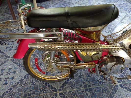 ขาย HONDA C100 ชุบทองหมดคัน ทะเบียนเครื่องพร้อมโอน