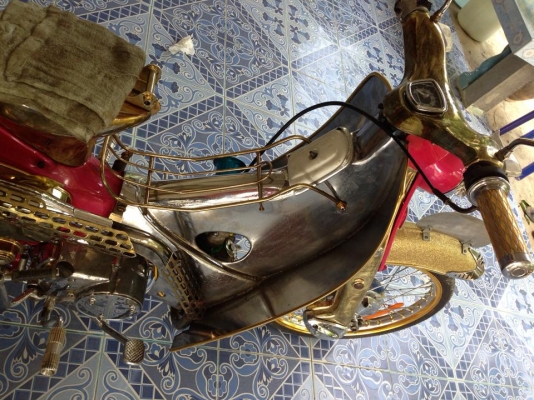 ขาย HONDA C100 ชุบทองหมดคัน ทะเบียนเครื่องพร้อมโอน