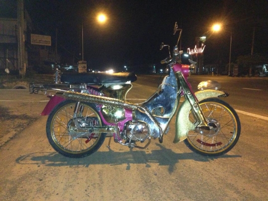 ขาย HONDA C100 ชุบทองหมดคัน ทะเบียนเครื่องพร้อมโอน