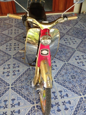 ขาย HONDA C100 ชุบทองหมดคัน ทะเบียนเครื่องพร้อมโอน