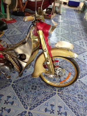 ขาย HONDA C100 ชุบทองหมดคัน ทะเบียนเครื่องพร้อมโอน