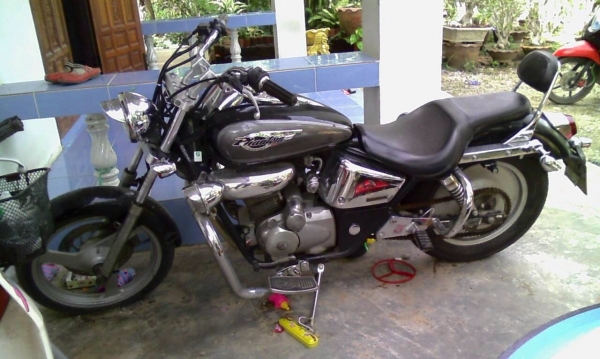 ธารนนทบุรี//ขายhonda phantom เดิมๆ ราคา35,500บาท ทะเบียนพร้อมโอน