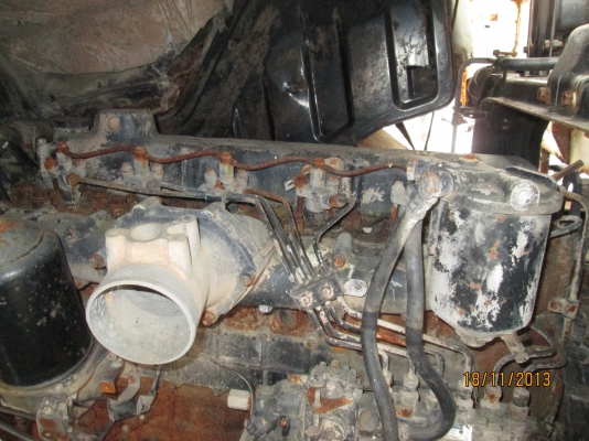 MITSUBISHI-ดั้ม6ล้อ-FK455-เครื่อง6D14-ขายตามสภาพ