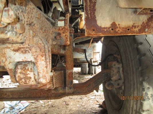 MITSUBISHI-ดั้ม6ล้อ-FK455-เครื่อง6D14-ขายตามสภาพ