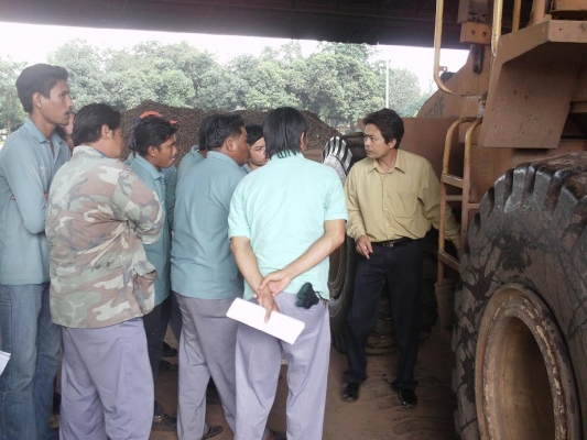 รับฝึกอบรมพนักงานขับแบ็คโฮและช่างซ่อม