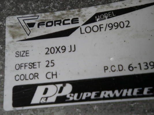 แม็ก20งานนอก 6-139.7 รถกะบะ กว้าง9นิ้ว แม็ก20งานนอก 6-139.7 รถกะบะ กว้าง9นิ้ว