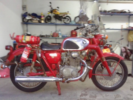 ประกอบใหม่ Cb350 K0-K1 ดับเพลิง