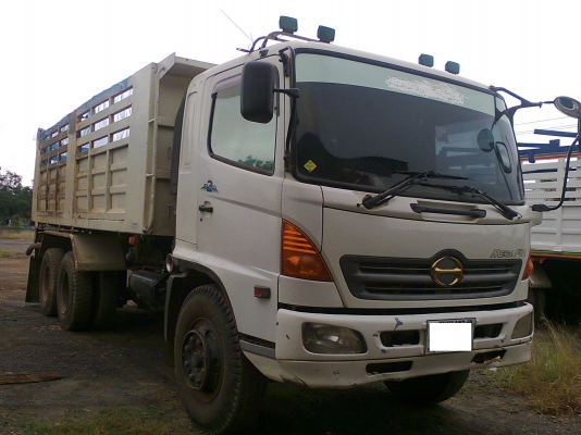 HINO MEGA 260 แรงม้า ดัมพ์ ปี47 มีระบบลากจูง