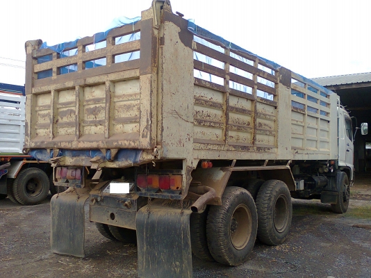 HINO MEGA 260 แรงม้า ดัมพ์ ปี47 มีระบบลากจูง