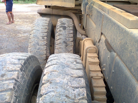 HINO MEGA 260 แรงม้า ดัมพ์ ปี47 มีระบบลากจูง