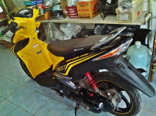 มีโอ 125GTX ล้อแม็กซ์ สีดำเหลือง เครื่องเดิมสภาพเอี่ยม มีโอ 125GTX ล้อแม็กซ์ สีดำเหลือง เครื่องเดิมสภาพเอี่ยม