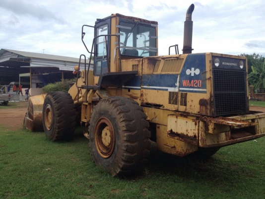 ขายรถตักKOMATSU-WA420รถสวยพร้อมใช้เอกสารอินวอย