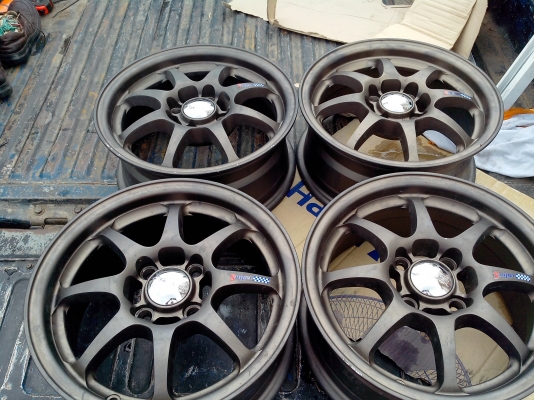 ขายแม็กขอบ14 4/100/6นิ้วลายสวยราคาถูกของใหม่ครับ