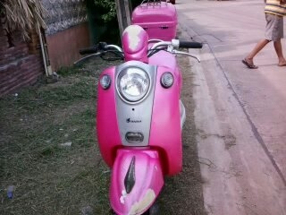 ขายรถป็อปสีชมพูคล้ายฟีโน่ ลกราคา เหลือ 4000 ครับ