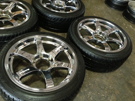 TE37 ขอบ18" 6รูกะบะ พร้อมยาง SaiLun 225-45-18 ยางปี12 สภาพกริ๊ฟ ขาย 15,000 บาท