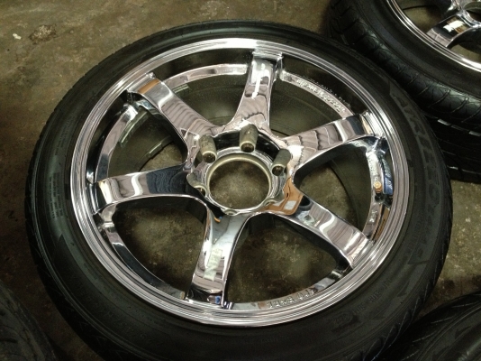 TE37 ขอบ18" 6รูกะบะ พร้อมยาง SaiLun 225-45-18 ยางปี12 สภาพกริ๊ฟ ขาย 15,000 บาท