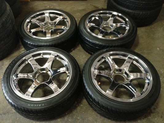 TE37 ขอบ18" 6รูกะบะ พร้อมยาง SaiLun 225-45-18 ยางปี12 สภาพกริ๊ฟ ขาย 15,000 บาท