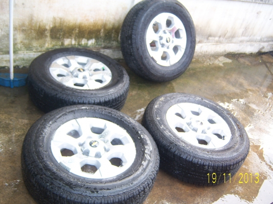 แม็กเชฟ ขอบ 17 พร้อมยางบริสโตน 265 65 17 ปี 12 สัปดาห์28