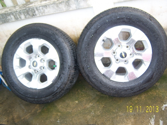 แม็กเชฟ ขอบ 17 พร้อมยางบริสโตน 265 65 17 ปี 12 สัปดาห์28