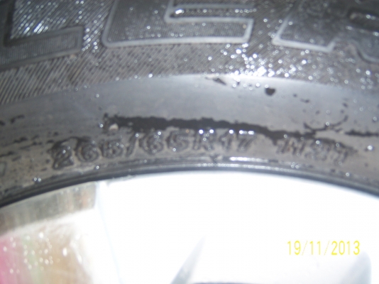 แม็กเชฟ ขอบ 17 พร้อมยางบริสโตน 265 65 17 ปี 12 สัปดาห์28