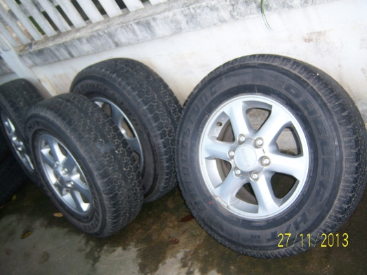 แม็กอีซูซุไฮเลนเดอร์ ขอบ 16 พร้อมยาง 245 70 16  1ชุด