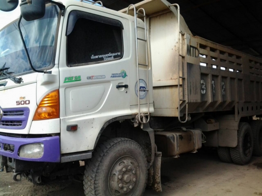 สิบล้อ HINO FM1A NLD 344 hp รถปี 53 มีทะเบียนครบ รถใช้งานได้ปกติ