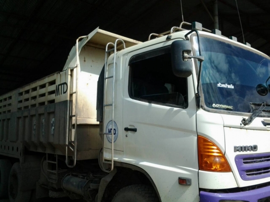 สิบล้อ HINO FM1A NLD 344 hp รถปี 53 มีทะเบียนครบ รถใช้งานได้ปกติ