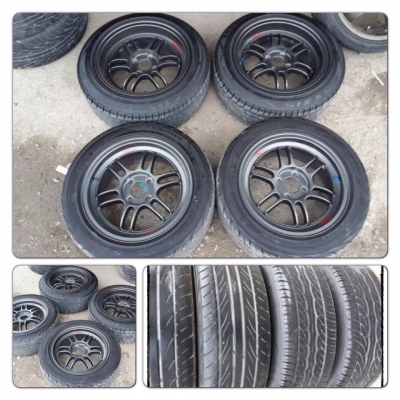 ขายล้อแม็กมือ2 RPF1 ขอบ 15 4รู100 หน้า 7-หลัง 8 4 รู100+ ยาง ราคา 10,500 บาทถูก