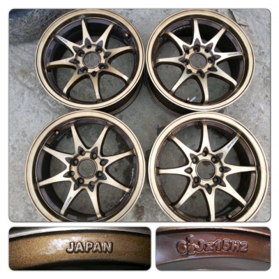 ขายแม็กมือ2 CE28 ขอบ15 4 รู100/114 ราคา 6,900 บาท ใส่ฟรี!!