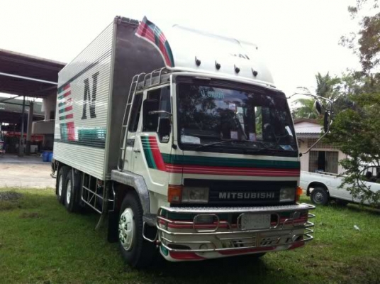 10ล้อเพลาเดียวMITSU 195แรงม้ารถตู้เย็น ปี41 -MTFN518ATC 00011