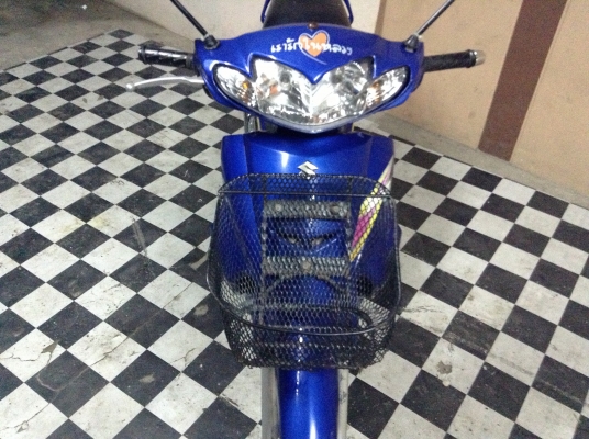 ขาย!!!ซูซูกิเบ๊ส125cc กุญแจใหญ่ ปี48 รถเครื่องดีคับ มีเล่มทะเบียนครบ ภาษีไม่หมด