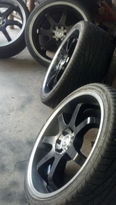 แม็ก Te38 ขอบ 18 กว้าง 7.5 ขนาด 4 รู 100/114