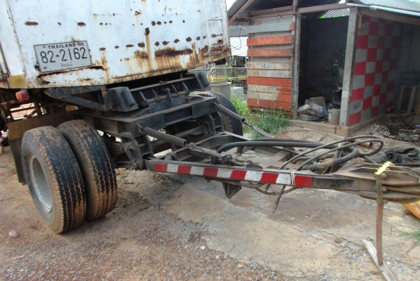 ขายด่วนหางพ่วงดรั้ม2เพลายาว6.4เมตรราคาถูก185000บาท