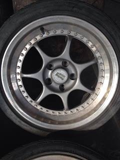 ขายล้อ Blitz แท้ JAPAN ขอบ17  5/114 กว้าง8-9  เดิมๆ ถูกๆพร้อมยาง 15000 ครับ