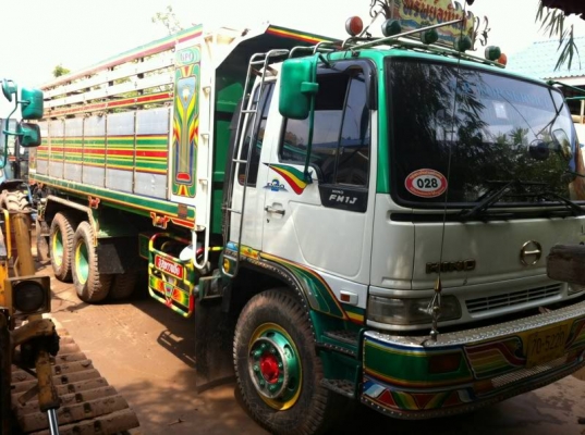 ขาย HINO FM1jเครื่องjo8c 210แรงกระบะดั้ม2เพลาเดิมพร้อมใช้งาน